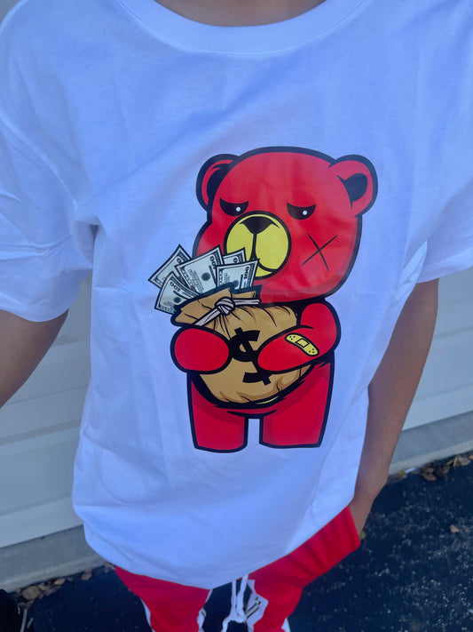 Money bag teddy Tee